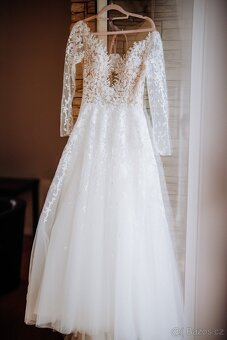 Svatební šaty vel. 36 - 4