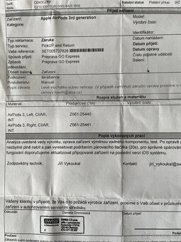 Apple AirPods 3.generace (levé nehraje) - 4