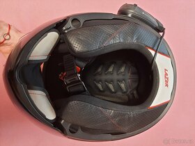 Carbonová výklopná helma Lazer MONACO EVO vel. L +InterPhone - 4
