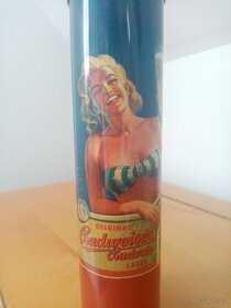 Marilyn Monroe Plechovka original Budweiser Budvar Lager - 4