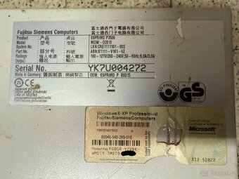 Počítač Fujitsu - Siemens - NA DÍLY - 4