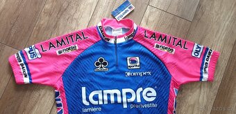 Cyklistický retro dres Lampre Colnago ♧ - 4