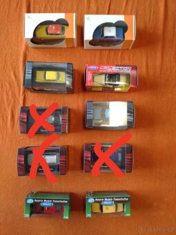 Modely aut TAXI 93 kusů POUZE KOMPLET - 4