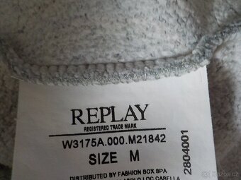 Replay over size šeda mikina vel M/L-žena - 4