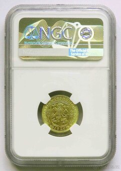 Svatováclavský dukát 1924, certifikace NGC MS 65 - 4
