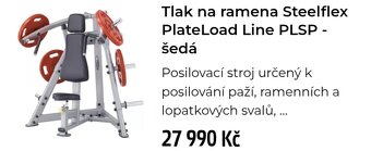 Prodám stroje Steeflex Plateload - 4