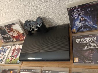 Ps3 SuperSlim + 12 her (500GB) - Top stav - 4