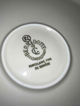 Dekorační porcelánový talíř – Bernadotte Czechoslovakia - 4