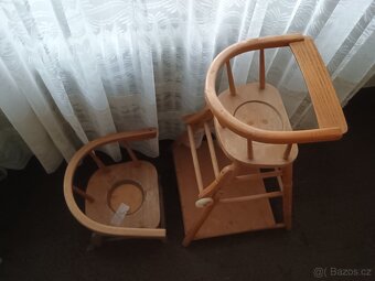 Dřevěná židlička - 4