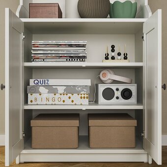 HAUGA IKEA Vysoká skříň se 2 dveřmi / knihovna - 4