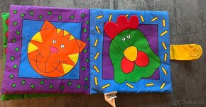 Knížka s prvky Montessori, zvuky, hmat - 4