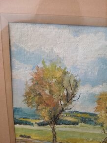 OBRAZ ORIGINAL MALBA PLÁTNO ČESKÁ KRAJINA - 4