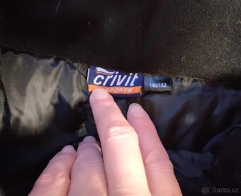 Dětské černé lyžařské kalhoty Crivit 146/152 - 4