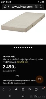 HEMNES ROZKLÁDACÍ POSTEL - 4
