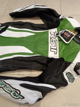 RST-Pánská kožená moto kombinéza, jednodílná - 4