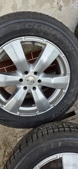 Alu kola r18, 6x139,7 Dotz, Ranger, zimní pneu 255/55 - 4