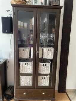 Tv stolek+stolek+komoda+vitrina Ikea Markor - 4