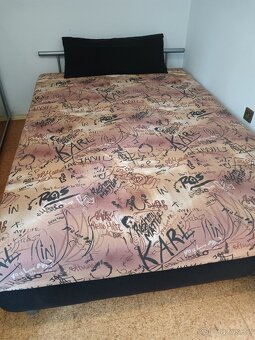Čalouněná postel s úložným prostorem - 4