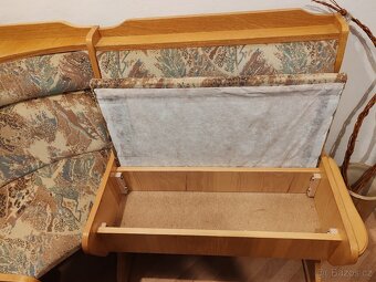 Rohová lavice + židle - 4