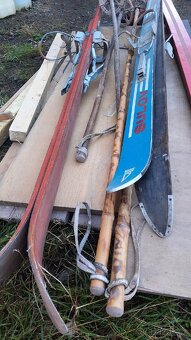 Lyže staré historie starožitnost - 4