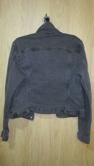 Nádherná nová černá džínová bunda vel. S - 4