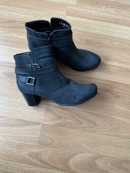 Kozačky kůže 38 (širší nožka H) - 4