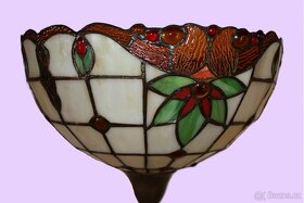 Stojací Tiffany lampa - nová, 2 stínidla - 4