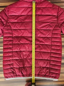 Cervená zateplená bunda, vel. 152 - 4
