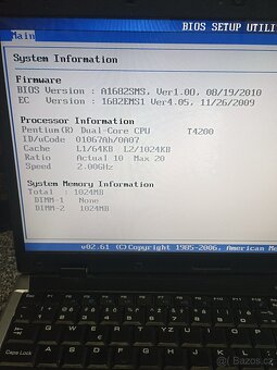 Notebook MSI na náhradní díly - 4