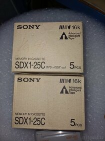 Kazety SONY DVCAM PDV124N 7ks, SONY SDX1-25C 10ks - 4