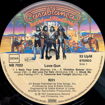 Prodám vynikající super Vinyl Kiss -"Love Gun" - 4