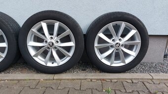 Alu kola 5x112 r17 originál Škoda Yeti - 4