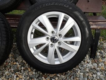 Originál Alu VW +Zimní Pneu Pirelli 205/60/16, ET 48 5X112 - 4