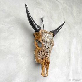 Lebka býka Motor Harley Davidson, 54cm - 4