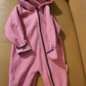 Dětský fleecový overal s kapucí PLAYSHOES - 4