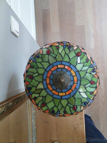 Vitrážová lampa VELKÁ - Vážky - Tiffany styl - 4