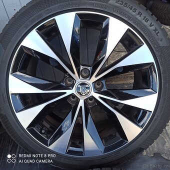 Orig.alu disky ŠKODA SUPERB 3 18" - 4