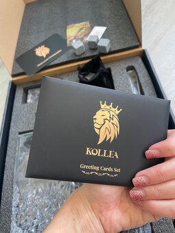 Luxusní dárkový set KOLLEA pro tatínka – karafa + sklenky + - 4