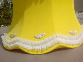 Retro stínidlo na lampu, lustr nepoužité. - 4