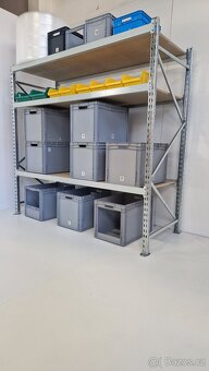 Průmyslový policový regál – pevný a kvalitní. - 4