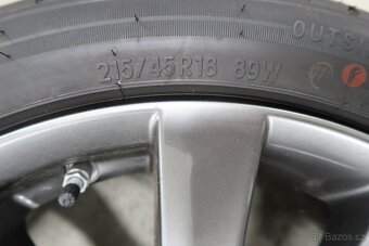 Letní komplet kola originál pro Mazda 3, pneu 215/45 R18 - 4