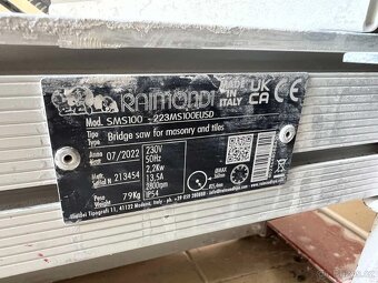 Raimondi kotoučová stolní pila SMS 100 - 4