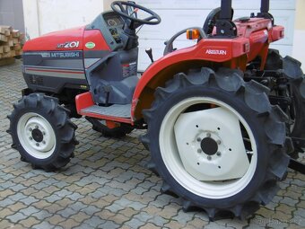 Malotraktor MITSUBISHI MT201D s rotavátorem - 4
