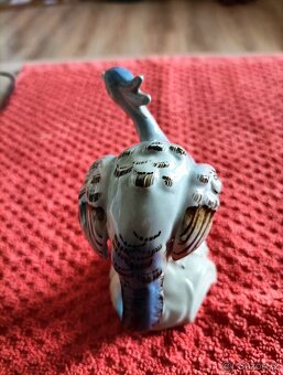 Páv, porcelánová soška - 4