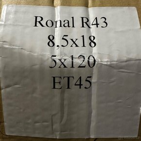 Alu RONAL 5x120 18” NOVE - 4