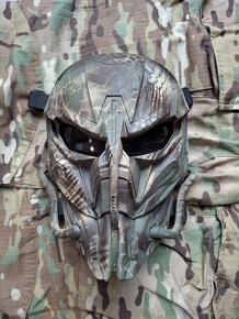 Celoobličejová maska alien DIY KRYLON camo - 4