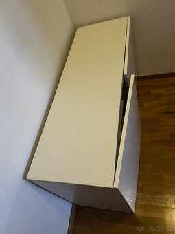Ikea Besta, 120x42x64cm, Nástěnná skříň, Selsviken lesklá - 4