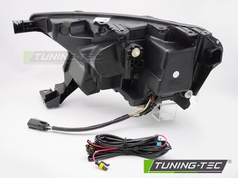 Přední světla Ford Ranger V 16-22 černé TRU LED DRL - 4