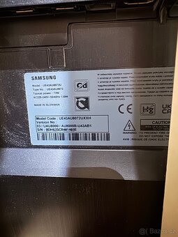 Samsung UE43AU8072U – 43” (109 cm) 4K Smart TV - 4