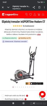 Eliptický trenažér od Insportline - 4